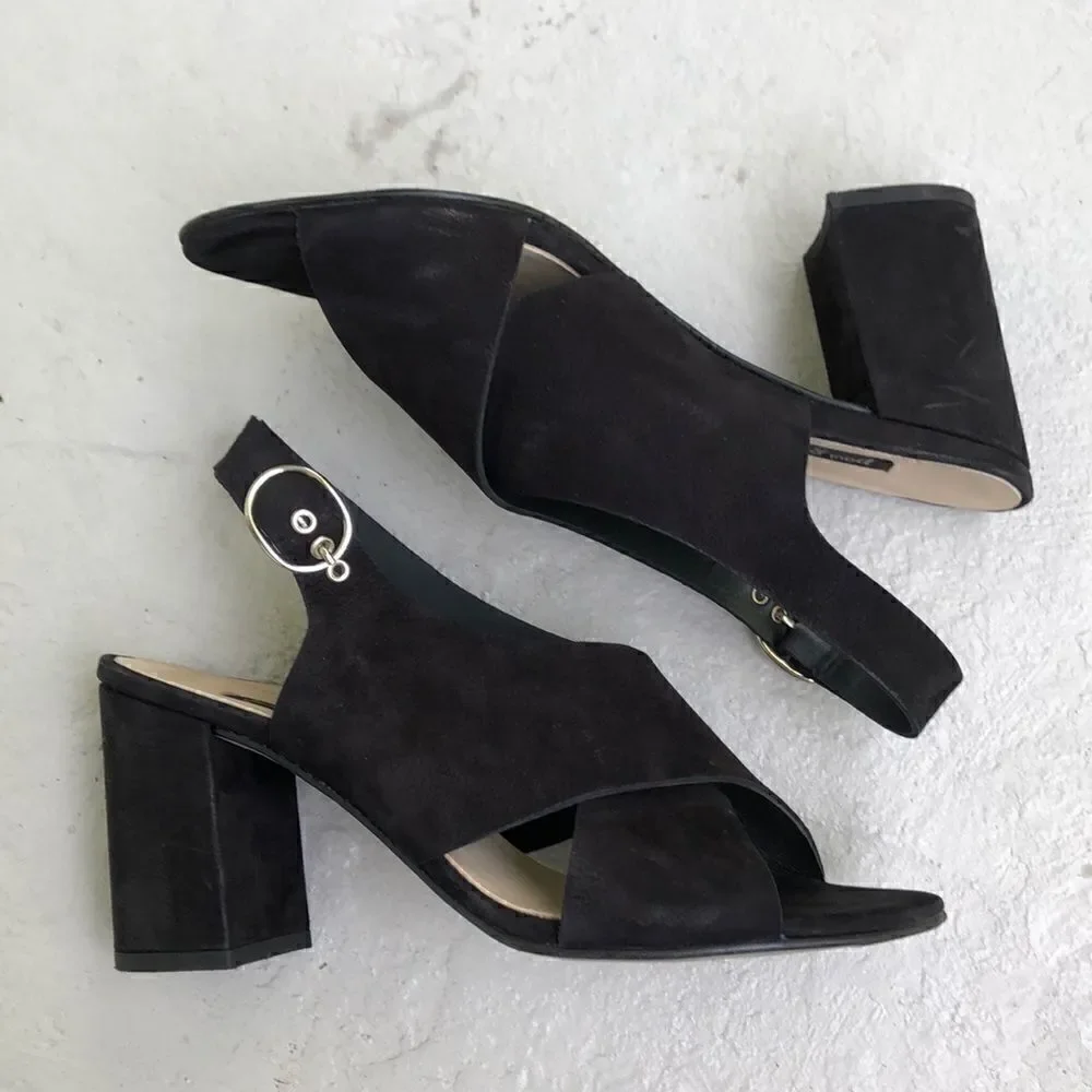 Paul  Green chunky heel sling backs